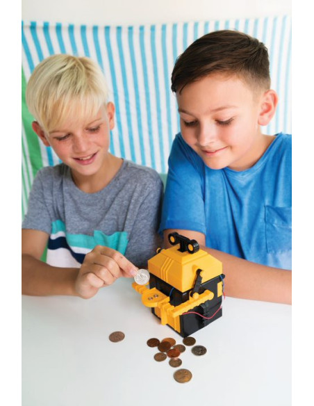 4M-03422,Kit constructie robot - Money Bank Robot, Kidz Robotix