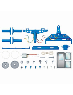 4M-03358,Kit constructie robot - Tin Can Cable Car, Kidz Robotix 2