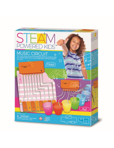 4M-04907,Kit stiintific Circuit Muzical, STEAM Kids