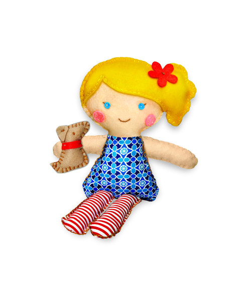 4M-02767,Set creativ Coase propria papusa cu catelus