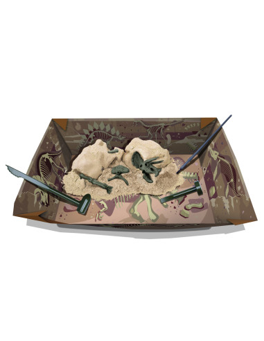 4M-03228,Set educativ Sapa si descopera Dinozauri - Triceratops