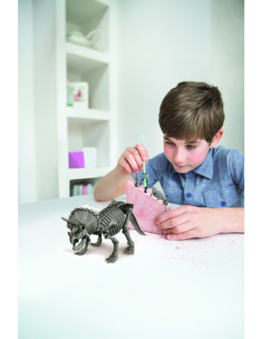 4M-03228,Set educativ Sapa si descopera Dinozauri - Triceratops