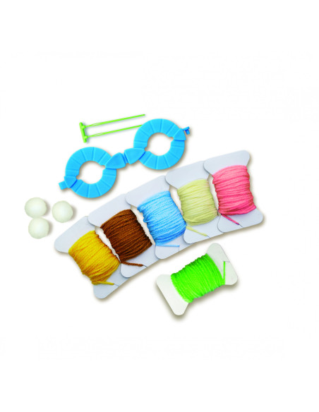 4M-04760,Set creativ DIY - Animalute pom pom