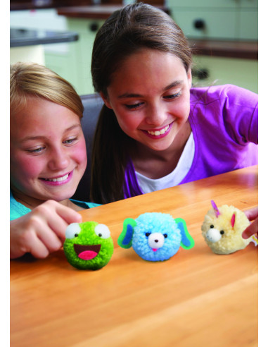 4M-04760,Set creativ DIY - Animalute pom pom