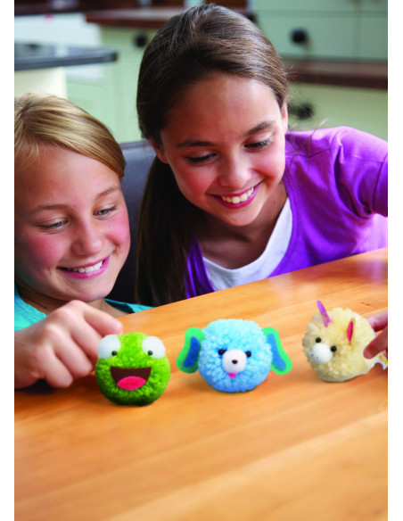 4M-04760,Set creativ DIY - Animalute pom pom