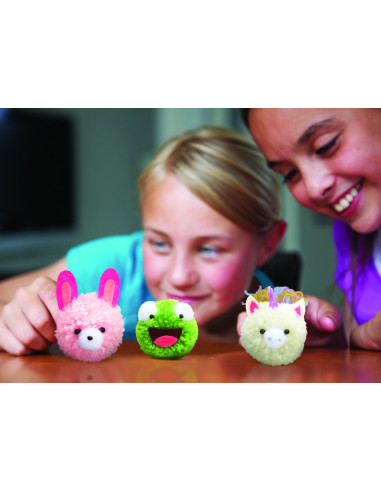 4M-04760,Set creativ DIY - Animalute pom pom