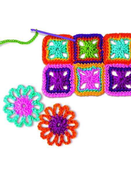 4M-05539,Kit stiintific - Tricotat si Crosetat, STEAM Kids