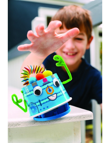 4M-04920,Kit creativ STEM - Robotul din carton, Thinking Kits