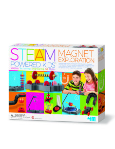 4M-05535,Kit stiintific - Explorarea Magnetica, STEAM Kids