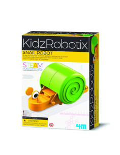 4M-03433,Kit constructie robot - Snail Robot, Kidz Robotix