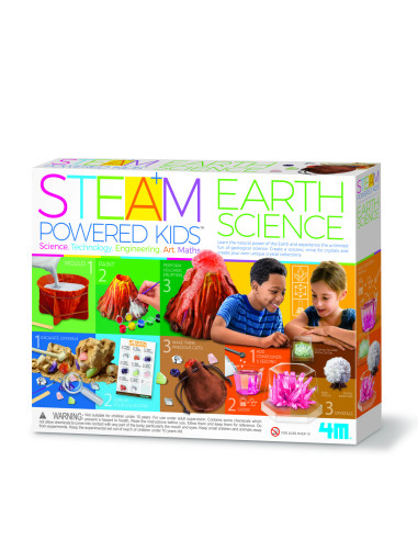 4M-05538,Kit stiintific - Stiinta Pamantului, STEAM Kids