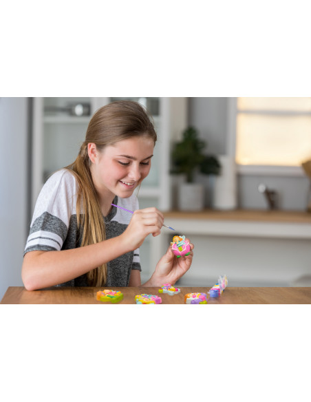 4M-03524,Atelier creativ Modeleaza si picteaza - Zane cu sclipici