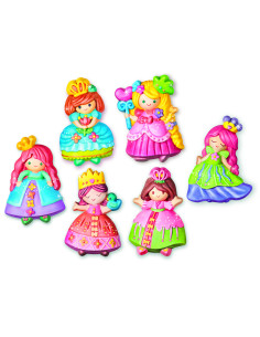 4M-03528,Atelier creativ Modeleaza si picteaza - Printesa cu sclipici 2
