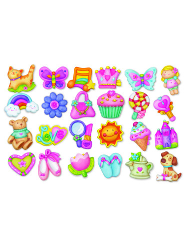 4M-03536,Atelier creativ Modeleaza si picteaza - Magneti pentru frigider