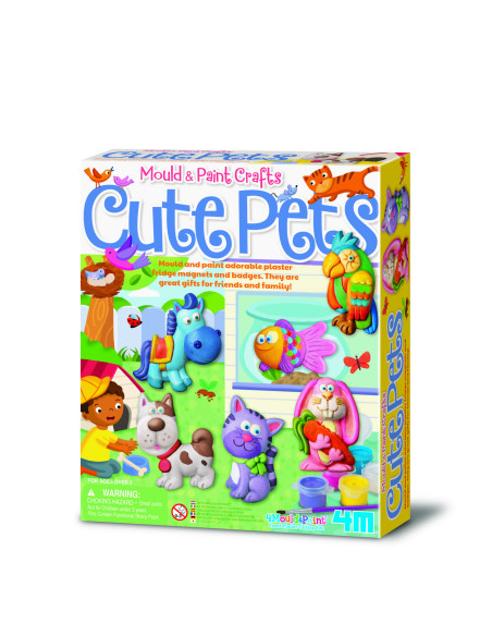 4M-03539,Atelier creativ Modeleaza si picteaza - Animale dragute