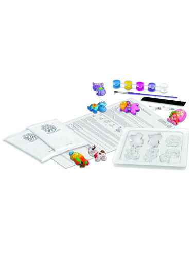 4M-03539,Atelier creativ Modeleaza si picteaza - Animale dragute