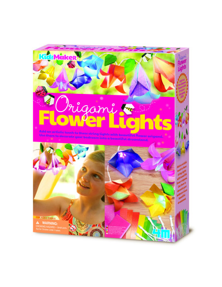 4M-04725,Set creativ DIY - Luminite cu flori origami