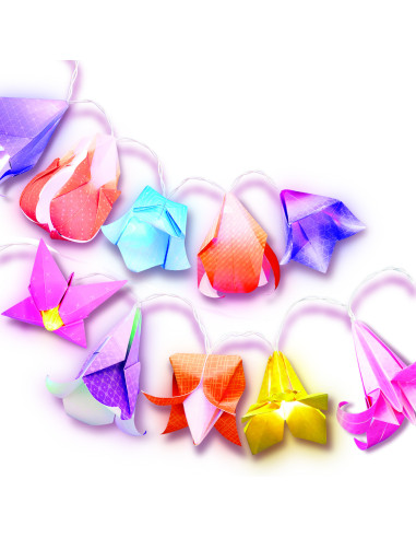 4M-04725,Set creativ DIY - Luminite cu flori origami
