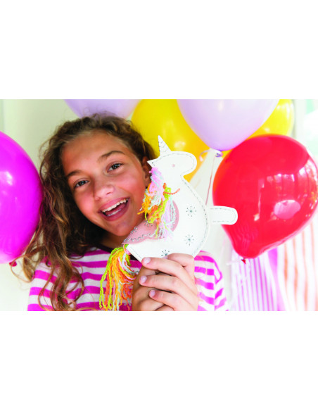 4M-04758,Set creativ DIY - Geanta din piele artificiala Unicorn