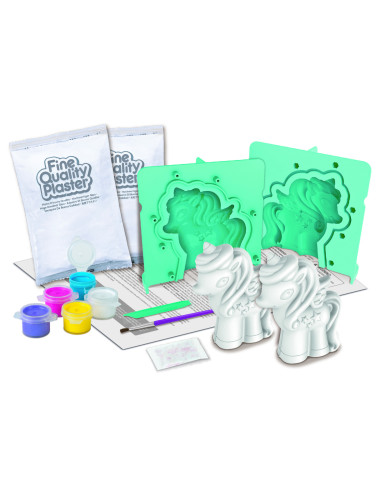 4M-04770,Atelier creativ 3D Modeleaza si picteaza - Unicorni cu sclipici