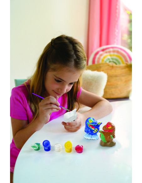 4M-04777,Atelier creativ 3D Modeleaza si picteaza - Dinozaur