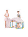 KB010001,Kit constructie 3D - Cort pentru copii - albastru galben