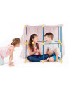 KB010001,Kit constructie 3D - Cort pentru copii - albastru galben