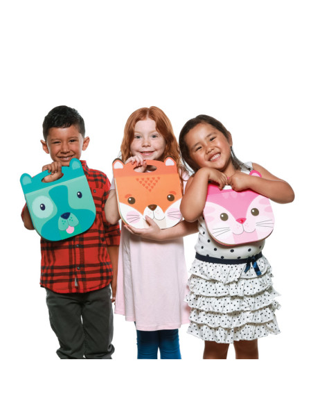 118-224,Caiet desen portabil - Panda mov