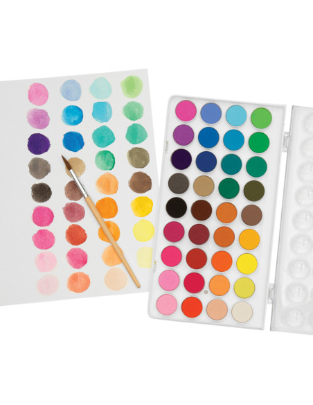 126-2,Acuarele lavabile Lil Paint, 36 culori