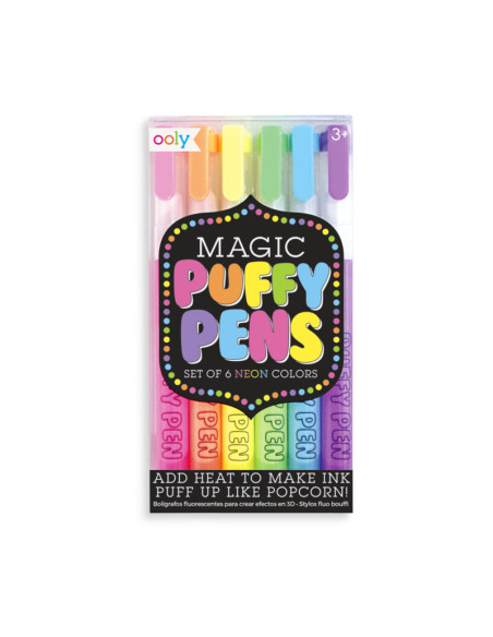 132-061,Carioci magice cu efect 3D, Puffy Pens
