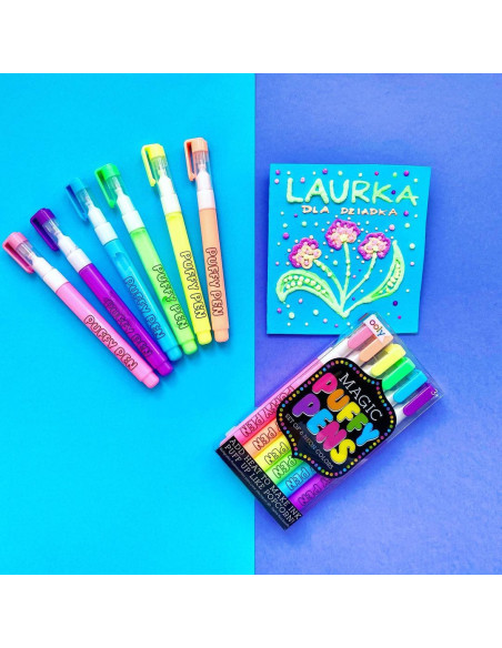 132-061,Carioci magice cu efect 3D, Puffy Pens