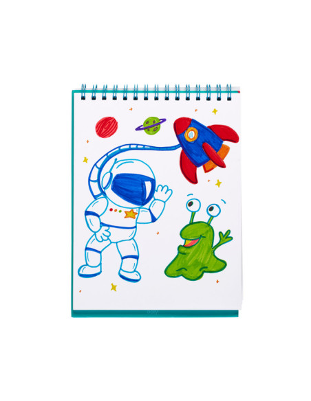 130-083,Carioci lavabile cu varf triunghiular, Mighty Mega, set 8 culori