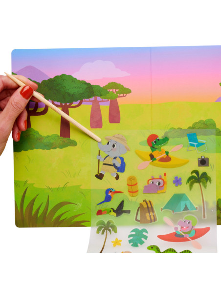 161-063,Set creativ transfer - Aventura in jungla