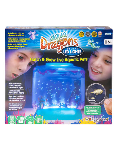 AD4003,Set educativ STEM - AQUA DRAGONS Habitat Lumea subacvatica - acvariu Deluxe cu LED-uri