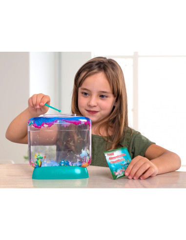 AD4003,Set educativ STEM - AQUA DRAGONS Habitat Lumea subacvatica - acvariu Deluxe cu LED-uri