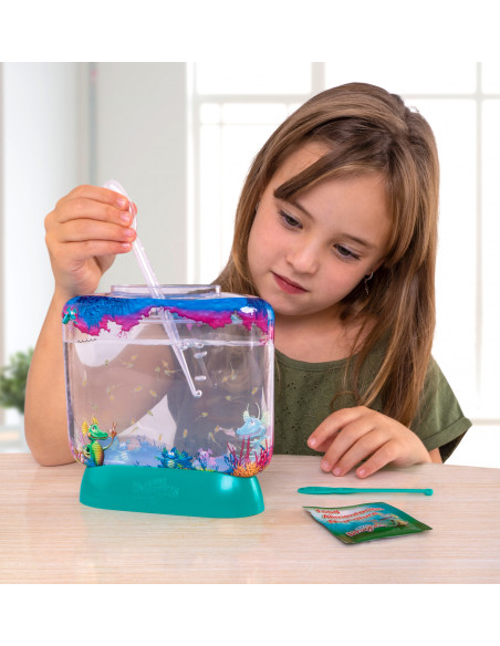 AD4003,Set educativ STEM - AQUA DRAGONS Habitat Lumea subacvatica - acvariu Deluxe cu LED-uri