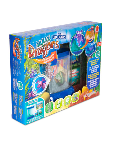 AD7002,Set educativ STEM - AQUA DRAGONS Habitat Deluxe in culori schimbatoare si LED-uri