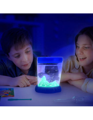 AD7002,Set educativ STEM - AQUA DRAGONS Habitat Deluxe in culori schimbatoare si LED-uri