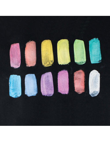 126-011,Set acuarele Chroma Blends Pearlescent - 12 culori perlate si pensula