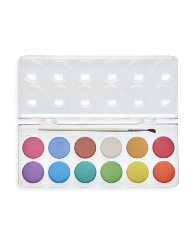 126-011,Set acuarele Chroma Blends Pearlescent - 12 culori perlate si pensula