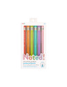 128-156,Notat! - Creioane mecanice grafit extra gros - set de 6, cu citate motivationale