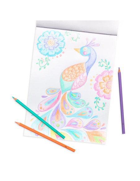 128-158,Creioane colorate in nuante pastelate - Set de 12