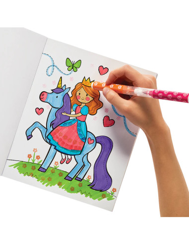 130-104,Carioci lavabile duble cu stampile Stampables- Set de 18