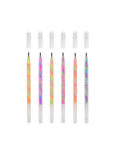 132-16,Pixuri cu gel colorate parfumate Tutti Fruitti - Set de 6