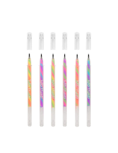 132-16,Pixuri cu gel colorate parfumate Tutti Fruitti - Set de 6