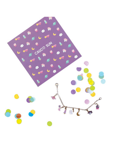 291-001,Set cadou bratara si charmuri - Calendar pentru sarbatorit evenimente Chase Your Dream