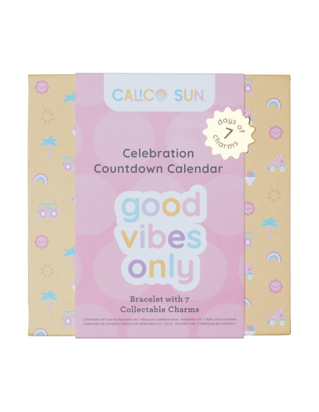 291-002,Set cadou bratara si charmuri - Calendar pentru sarbatorit evenimente - Good Vibes Only