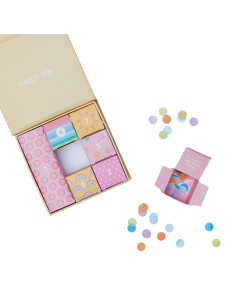 291-002,Set cadou bratara si charmuri - Calendar pentru sarbatorit evenimente - Good Vibes Only 2