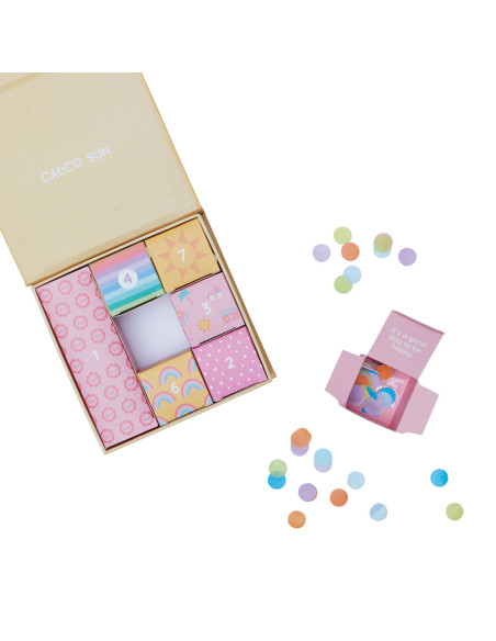 291-002,Set cadou bratara si charmuri - Calendar pentru sarbatorit evenimente - Good Vibes Only