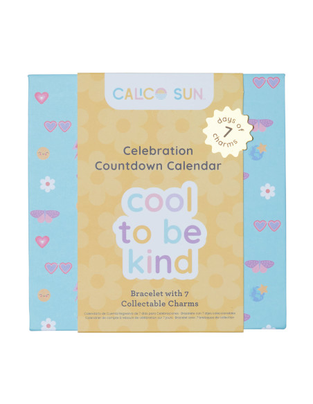 291-004,Set cadou bratara si charmuri - Calendar pentru sarbatorit evenimente - Cool To Be Kind